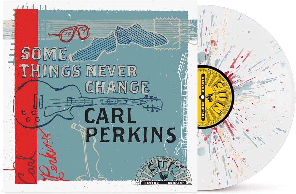 Carl Perkins Some Things Never Change Vinyl LP Blue Suede Splatter Colour 2025