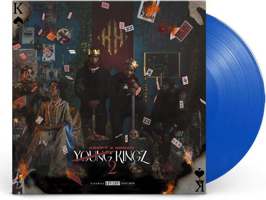 Krept & Konan Young Kingz II Vinyl LP Blue Colour Due Out 07/02/25