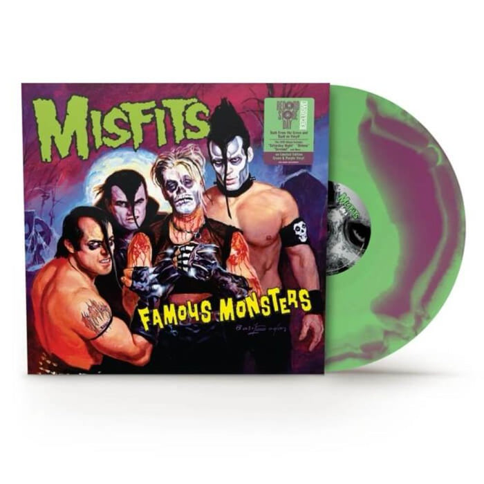 Misfits Famous Monsters Vinyl LP Green & Purple Splatter Colour RSD 2026