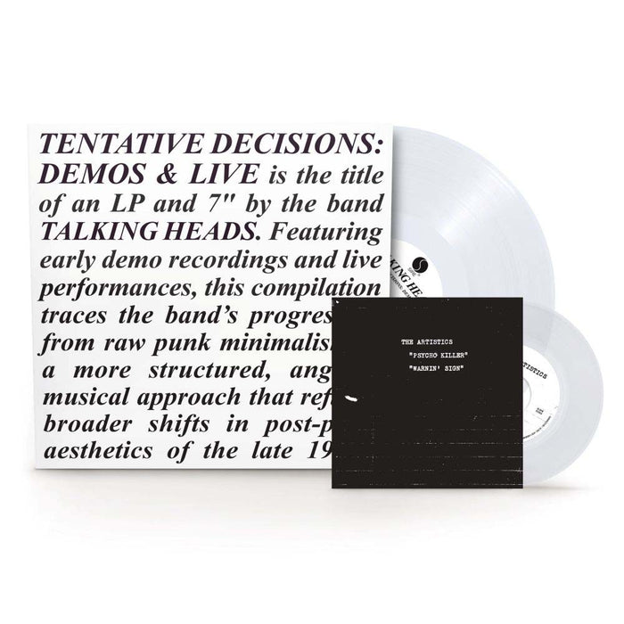 Talking Heads Tentative Decisions 1974 - 1976 Vinyl LP + 7" Clear Colour Black Friday 2025