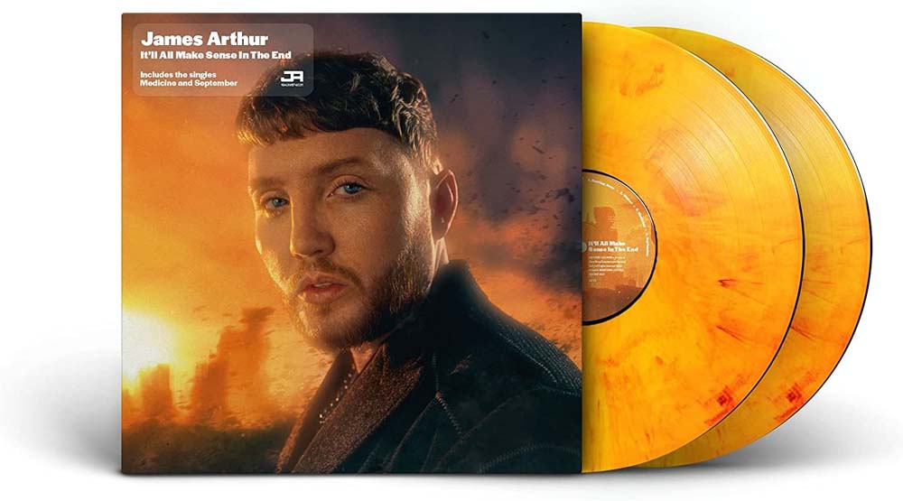 James Arthur It'll All Make Sense In The End Vinyl LP Indies Orange Colour 2021