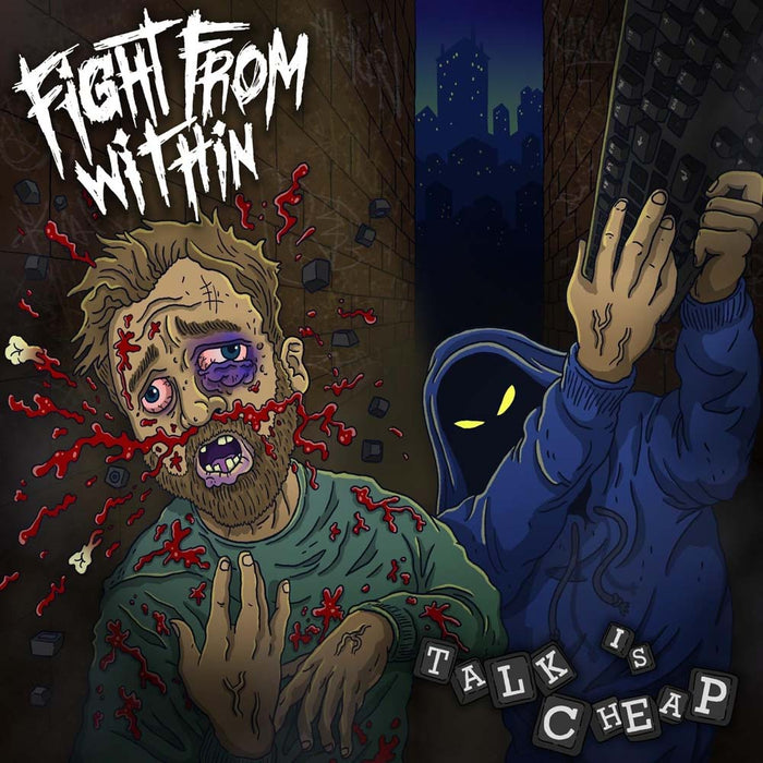 Fight From Within Talk Is Cheap Red And Blue Splatter Vinyl LP Vinyl LP 2025