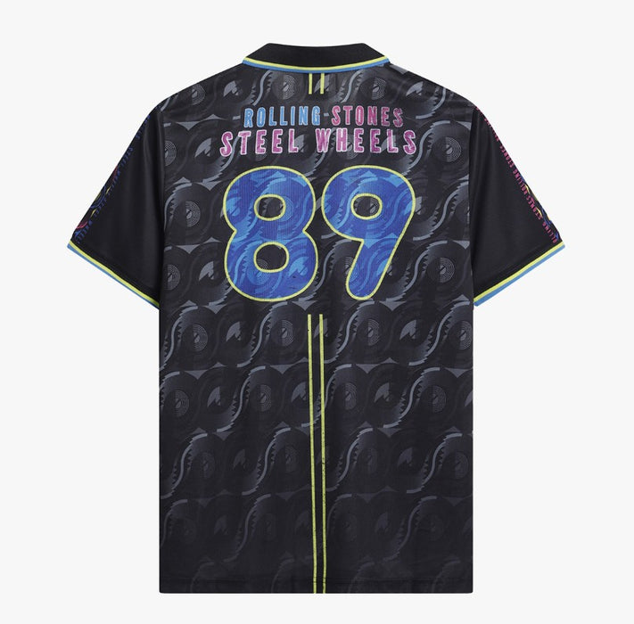Rolling Stones Steels Wheel Football Jersey XX-Large T-Shirt