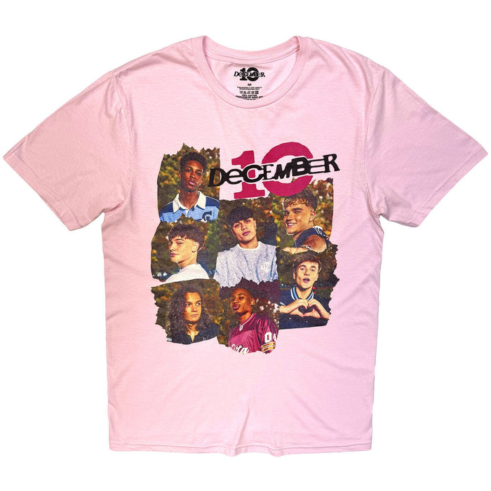 December 10 Ripped Frame Pink Ladies X-Large T-Shirt