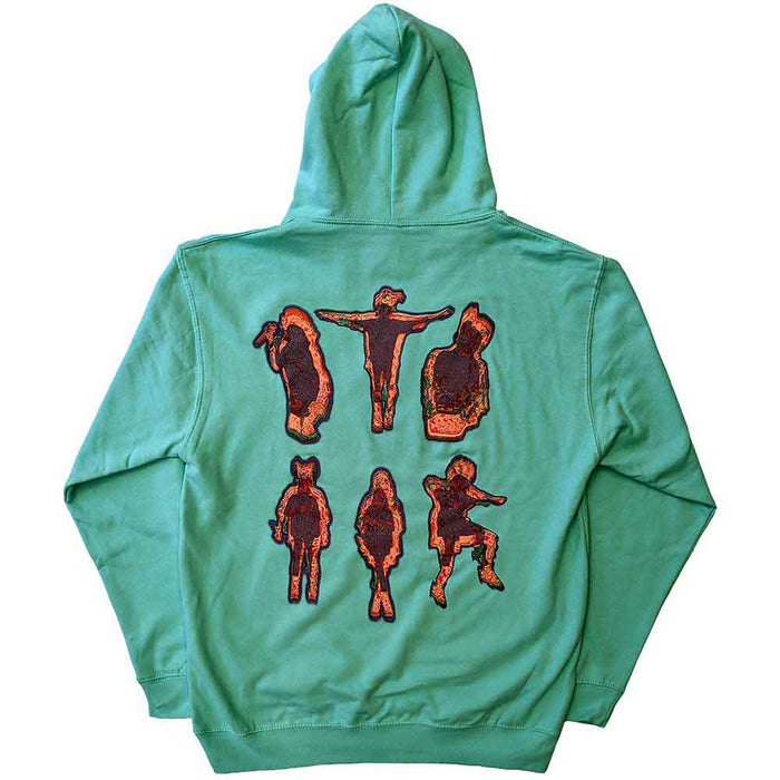 Billie Eilish Silhouettes Green Large Hoodie