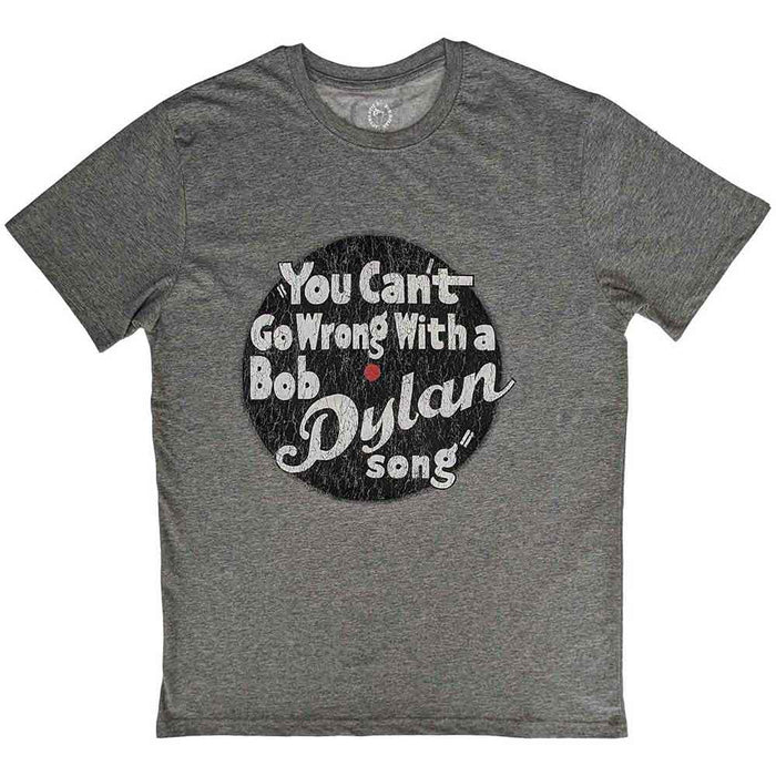 Bob Dylan You Can't Go Wrong Grey XX-Large T-Shirt