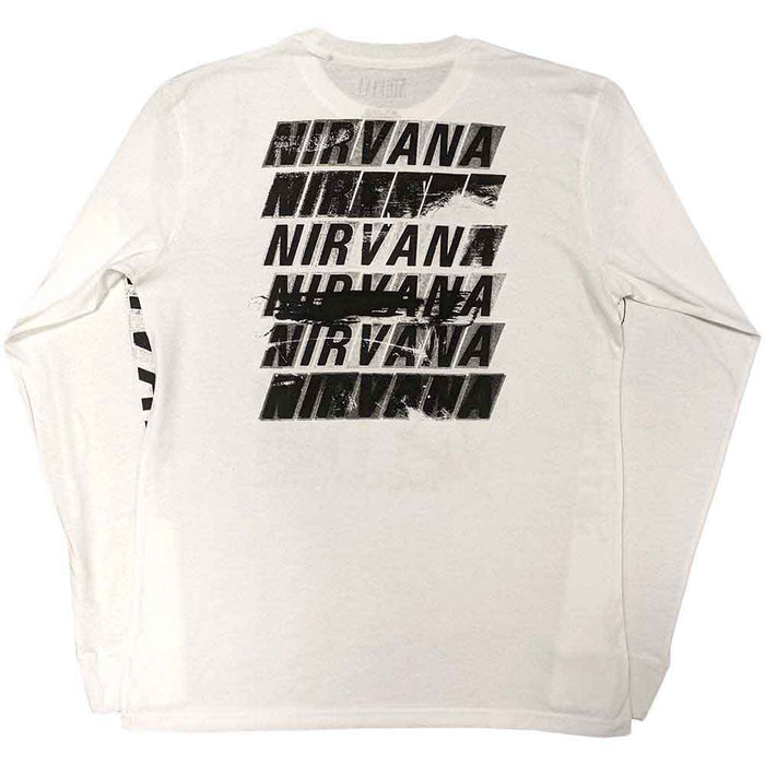 Nirvana Incesticide White Long Sleeve X-Large Unisex T-shirt