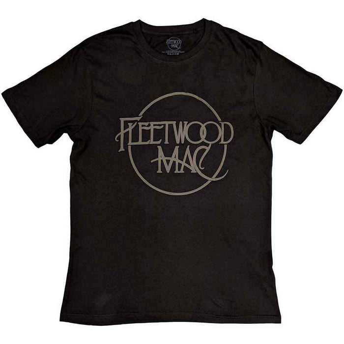Fleetwood Mac Classic Logo Hi-Build Black X-Large T-Shirt