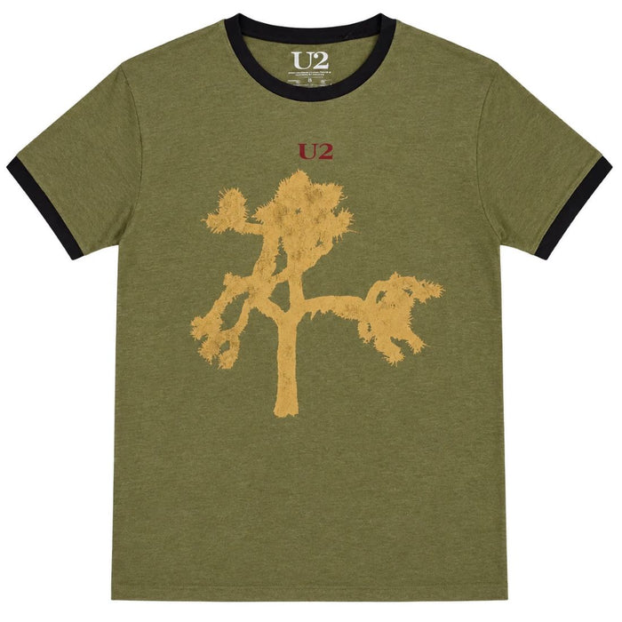 U2 The Joshua Tree Ringer Green X-Large T-Shirt