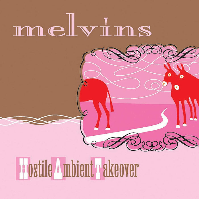 Melvins Hostile Ambient Takeover Vinyl LP Yellow In Pink Colour 2021