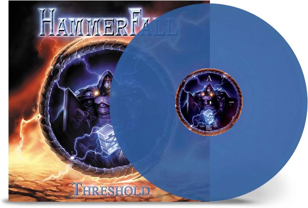 Hammerfall Threshold Vinyl LP Transparent Blue Colour 2025