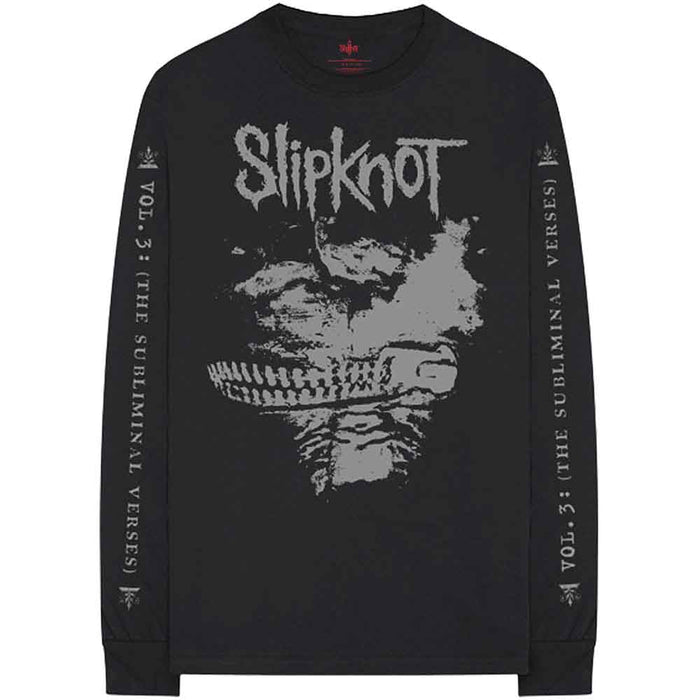 Slipknot Subliminal Verses Black X-Large Long Sleeved Unisex T-Shirt