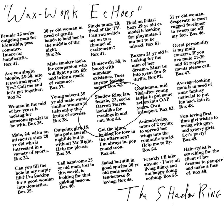 The Shadow Ring Wax-Work Echoes Vinyl LP 2025