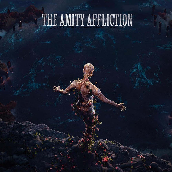 The Amity Affliction Let The Ocean Take Me (Redux) Vinyl LP Sea Blue w/White Splatter Colour 2024