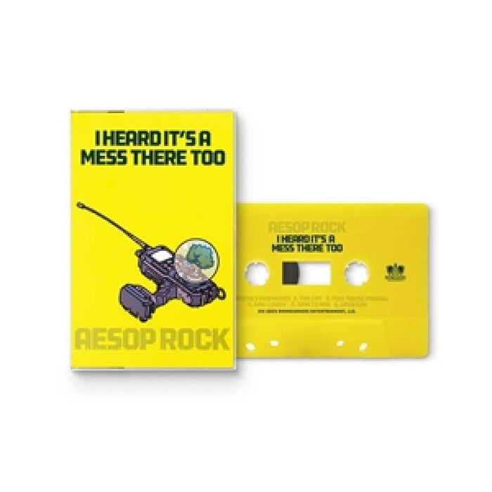 Aesop Rock I Heard It's A Mess There Too Cassette Tape Indies  Due Out 12/12/25