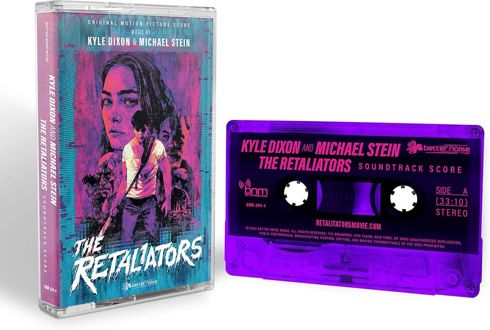 Kyle Dixon & Michael Stein The Retaliators Soundtrack Score Cassette Tape Due Out 20/09/24