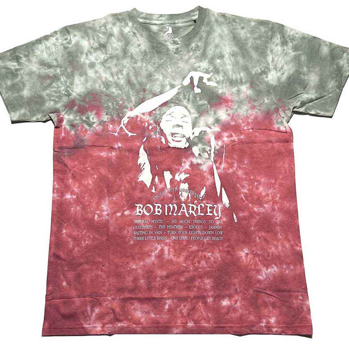 Bob Marley Exodus Playlist Red Large T-Shirt