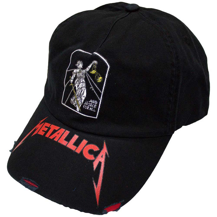 Metallica And Justice For All Black Baseball Cap Hat
