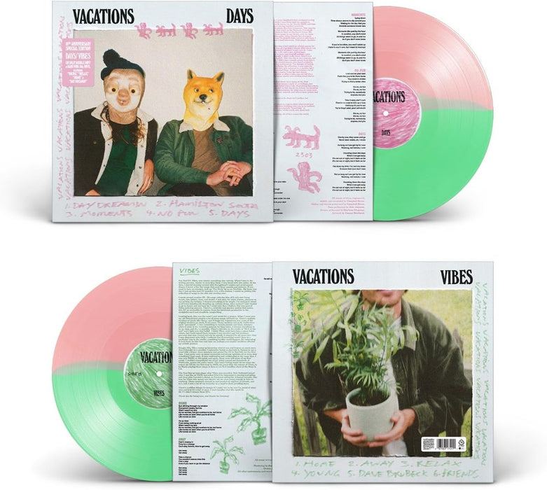 Vacations Days/Vibes Vinyl LP Mint & Baby Pink Colour 2025