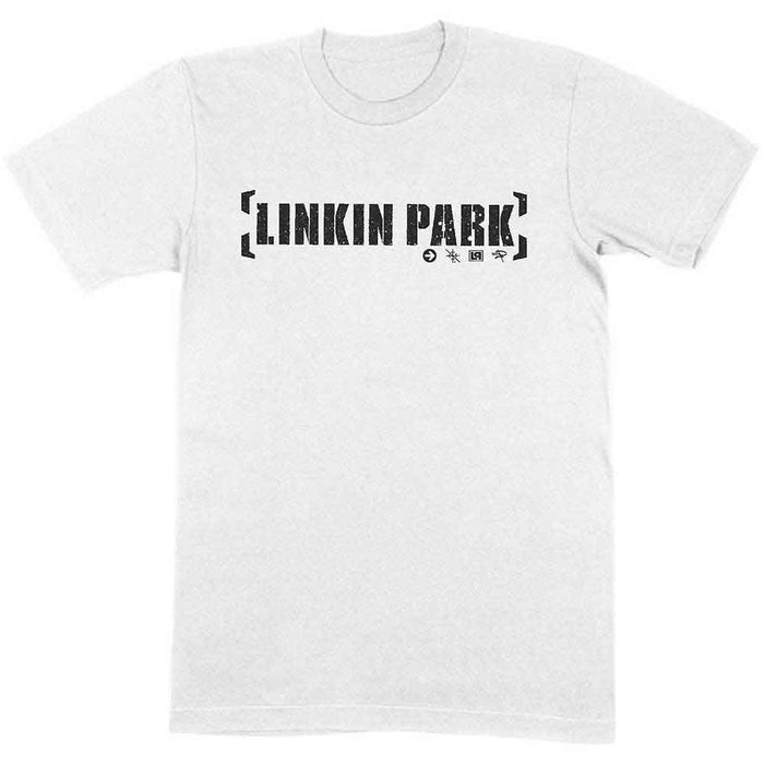 Linkin Park Bracket Logo White XX-Large T-Shirt
