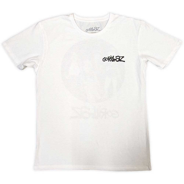 Gorillaz Song Machine Brush Logo White Small T-Shirt