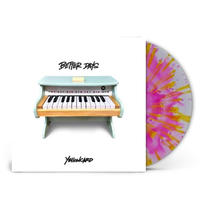 Yellowcard Better Days Vinyl LP Indies Pink & Yellow Splatter Colour 2025