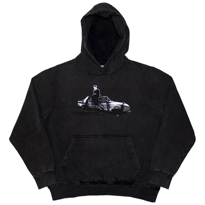 The 1975 Car Photo Charcoal Grey Medium Hoodie