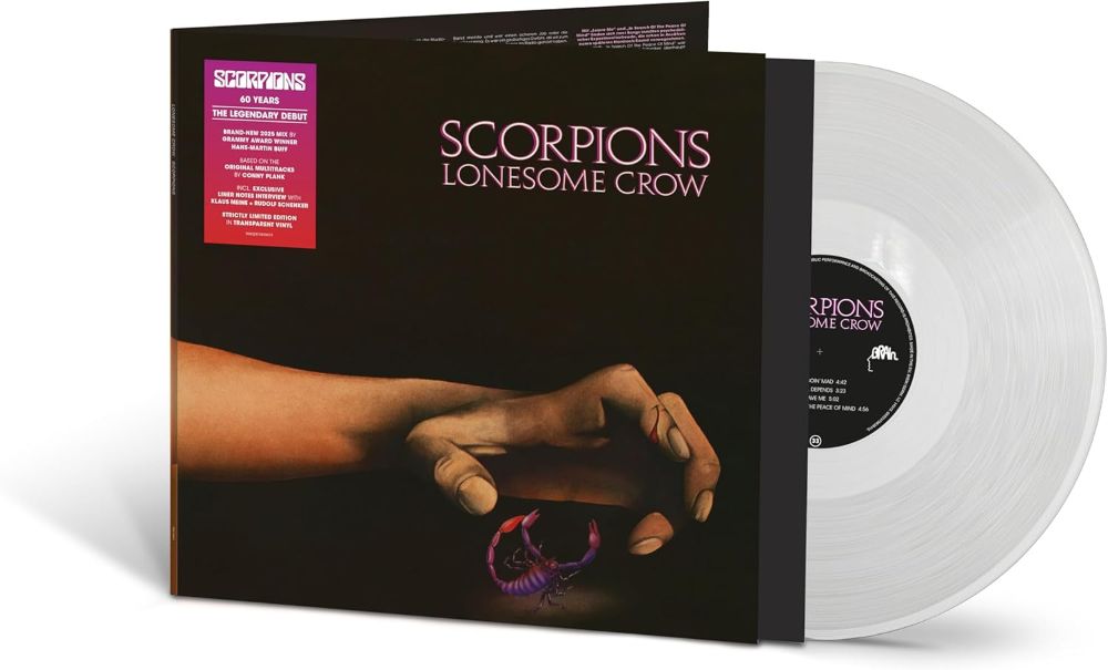 Scorpions Lonesome Crow Vinyl LP Clear Colour 2026