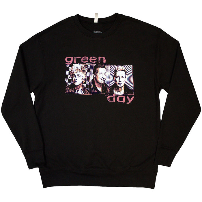 Green Day 80's Summer Photo X-Large Sweatshirt