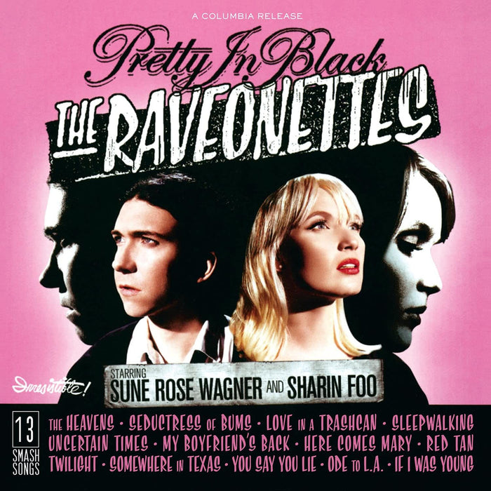 The Raveonettes Pretty In Black Vinyl LP Half White & Half Pink Colour Due Out 03/07/26
