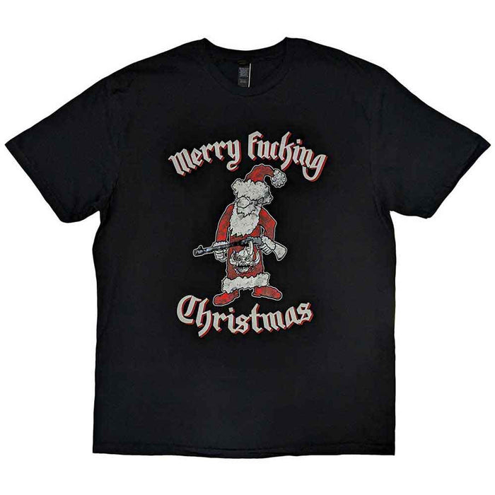 Motorhead Merry Christmas Black Large T-Shirt