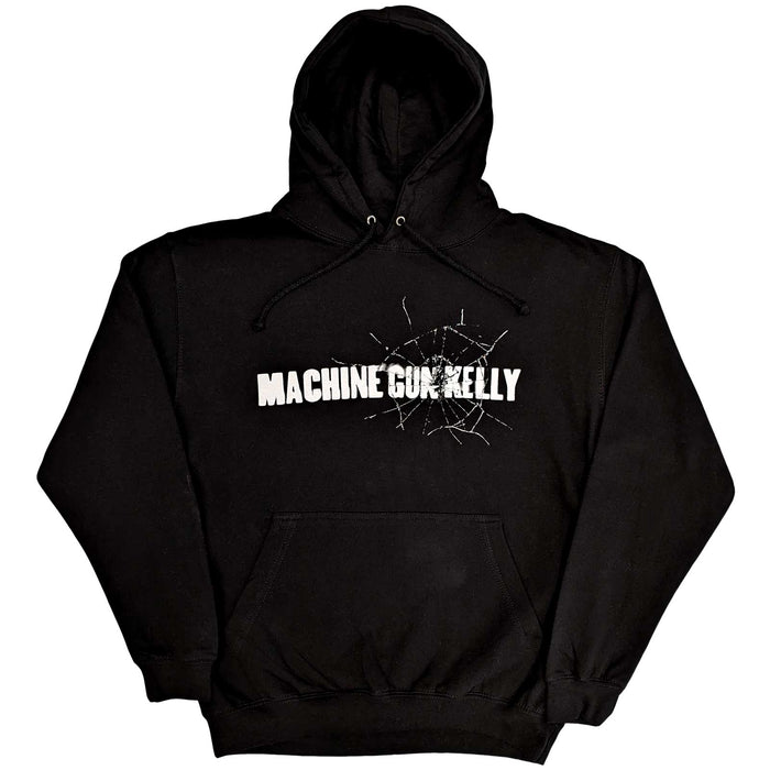 Machine Gun Kelly Cracked Glass Black X-Large Unisex Hoodie