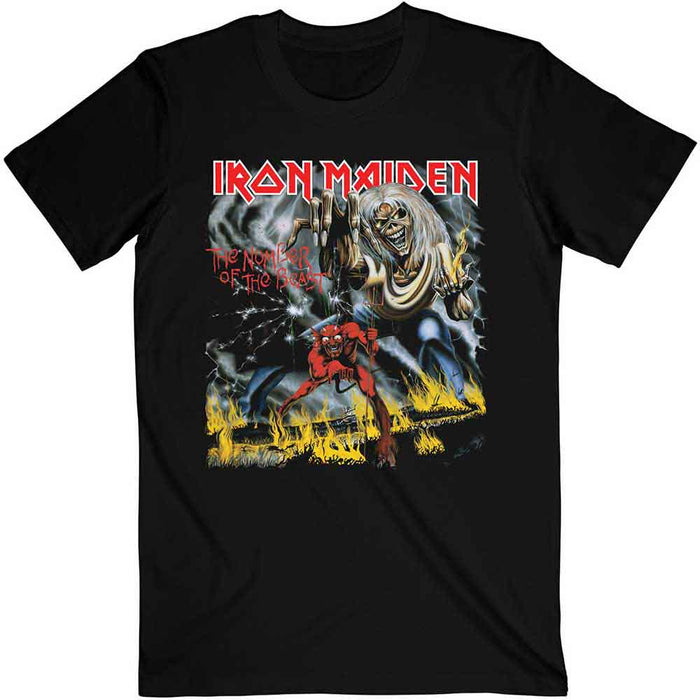 Iron Maiden Number of the Beast Black Medium Unisex T-Shirt