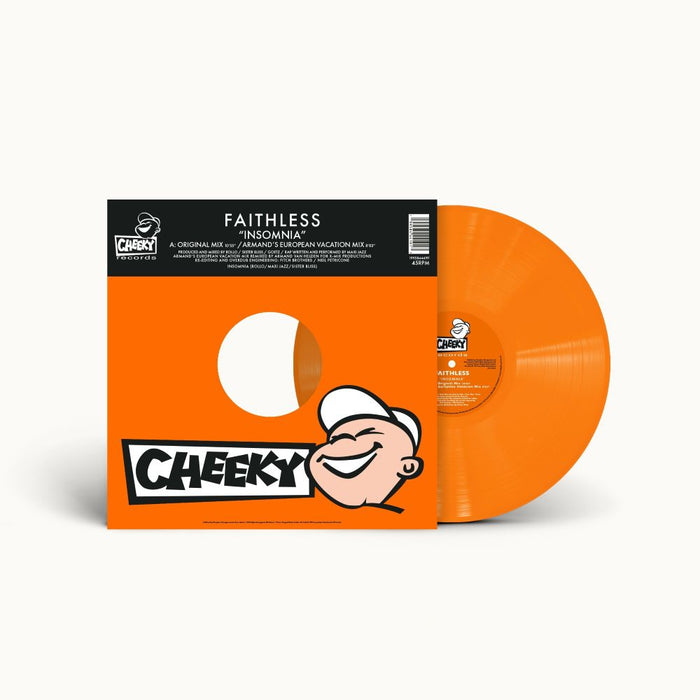 Faithless Insomnia (30th Anniversary) 12" Vinyl Single Orange Colour Due Out 12/06/26