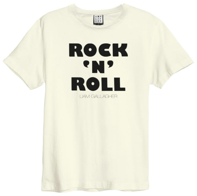 Liam Gallagher Rock N Roll White Large T-Shirt