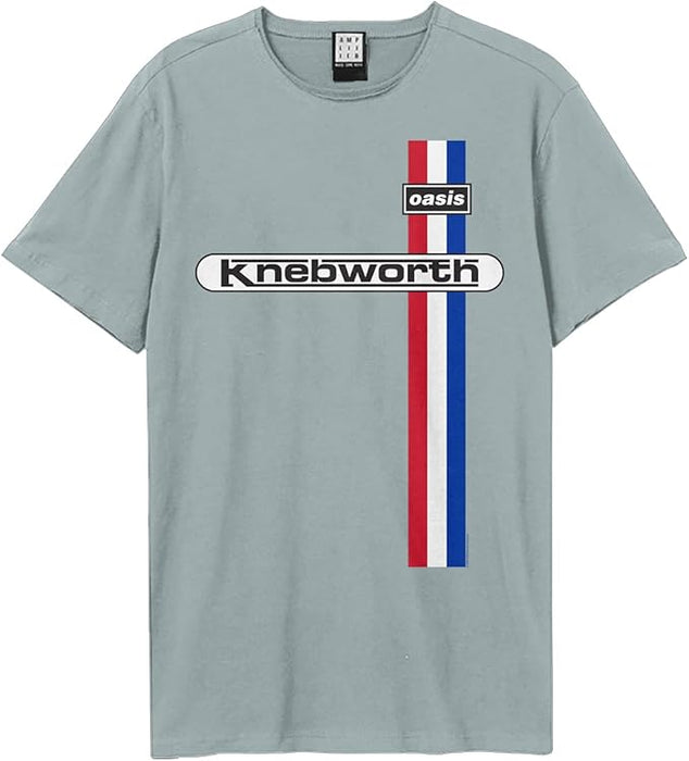 Oasis Knebworth Vintage Blue Large T-Shirt