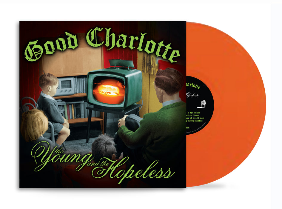 Good Charlotte The Young And The Hopeless Vinyl LP Nuclear Orange Colour NAD 2025