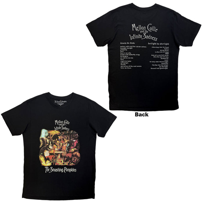 Smashing Pumpkins Mellon Collie Animals Black Large T-Shirt