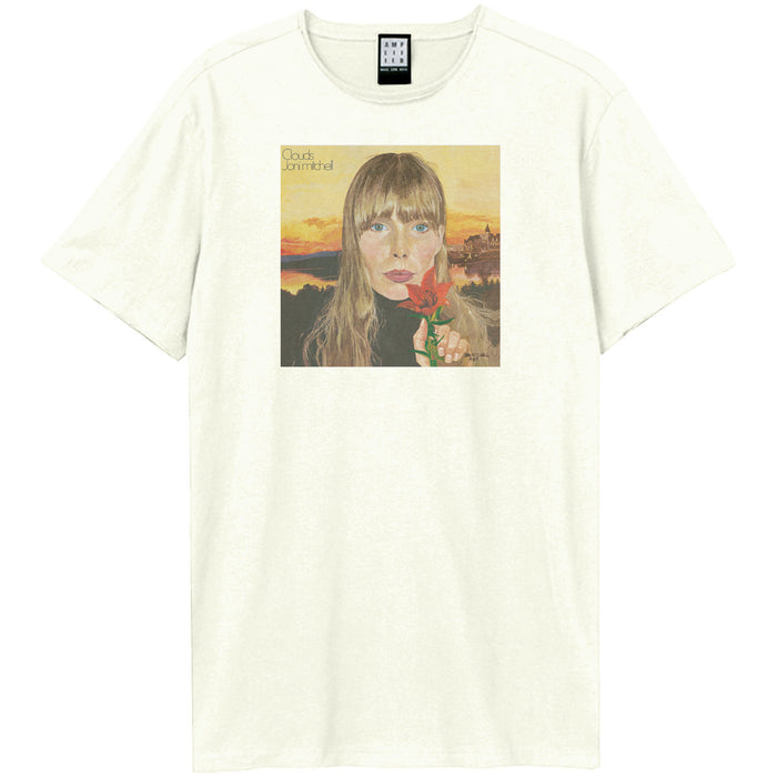 Joni Mitchell Clouds Amplified Vintage White Medium Unisex T-Shirt