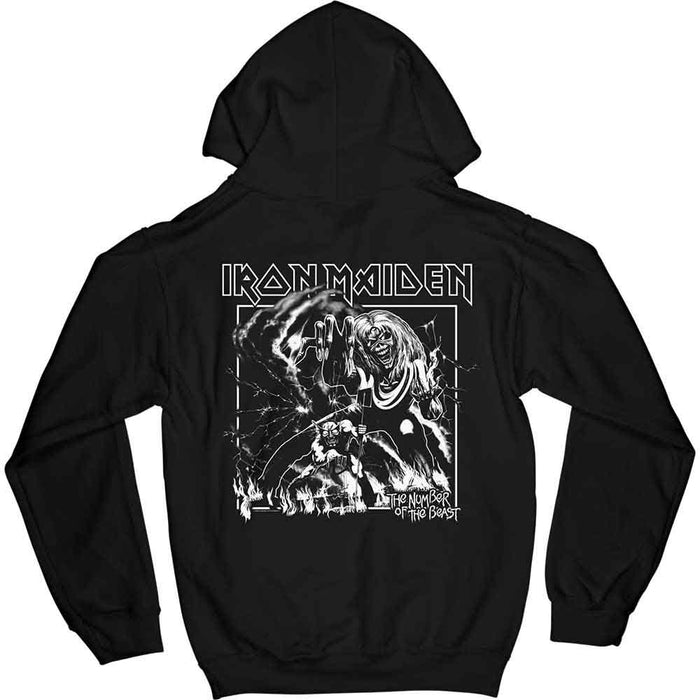 Iron Maiden Number Of The Beast One Colour Black X-Large Hoodie