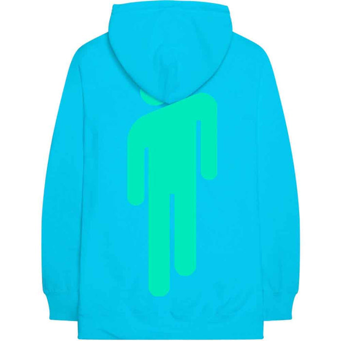 Billie Eilish Neon Blue Large Hoodie