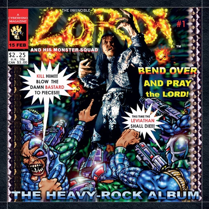 Lordi Bend Over and Pray the Lord Vinyl LP Silver & Black Marbled Colour RSD 2024