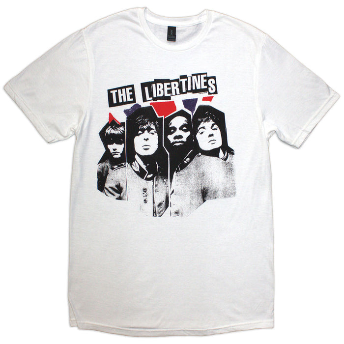 The Libertines RIP Flag Xerox White Medium T-Shirt