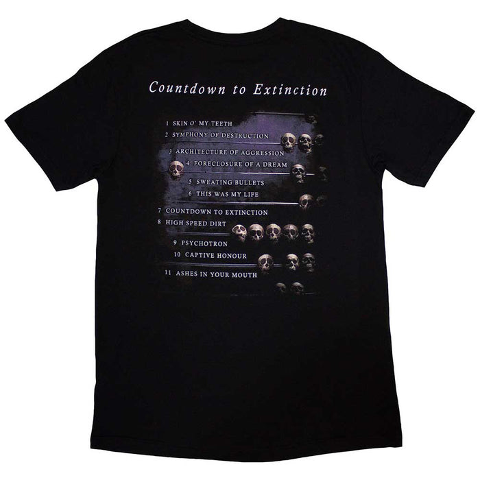 Megadeth Countdown To Extinction Black Small T-Shirt