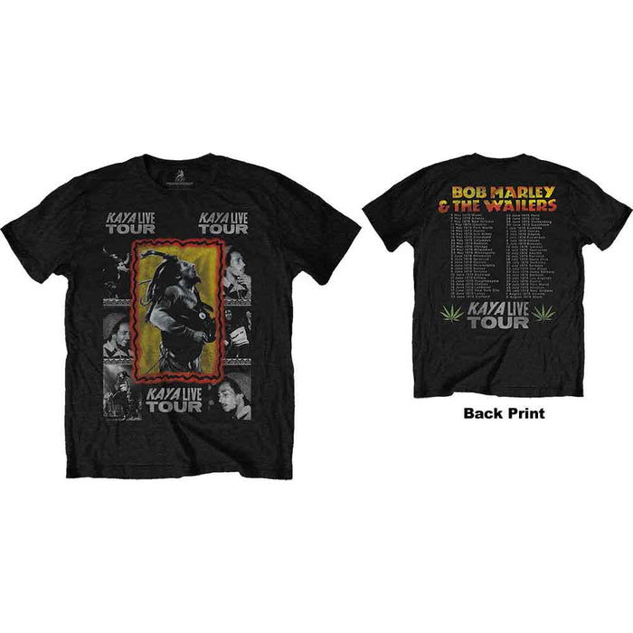 Bob Marley Kaya Tour Black XX-Large T-Shirt