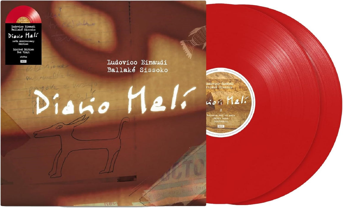 Ludovico Einaudi Diario Mali Vinyl LP Red Colour 2023