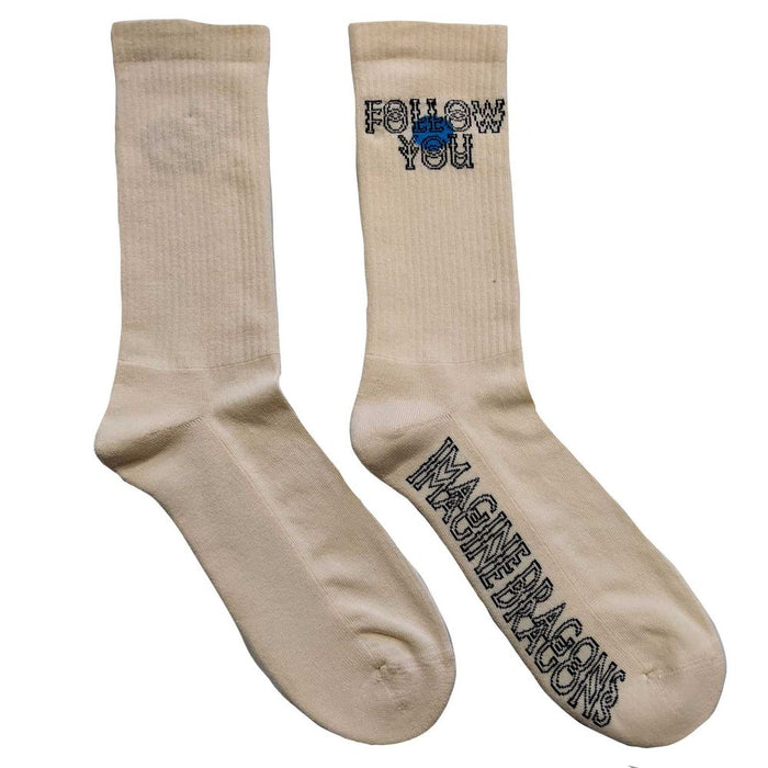 Imagine Dragons Unisex Ankle Socks: Follow You (Uk Size 7 - 11)