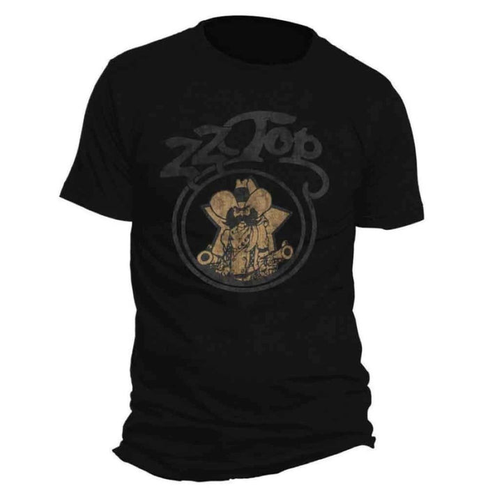 ZZ Top Outlaw Village Black Medium T-Shirt