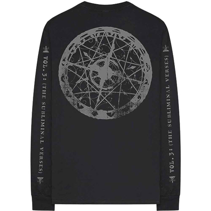 Slipknot Subliminal Verses Black Large Long Sleeved Unisex T-Shirt