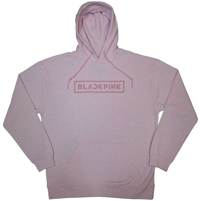 Blackpink Logo Light Pink Large Hoodie